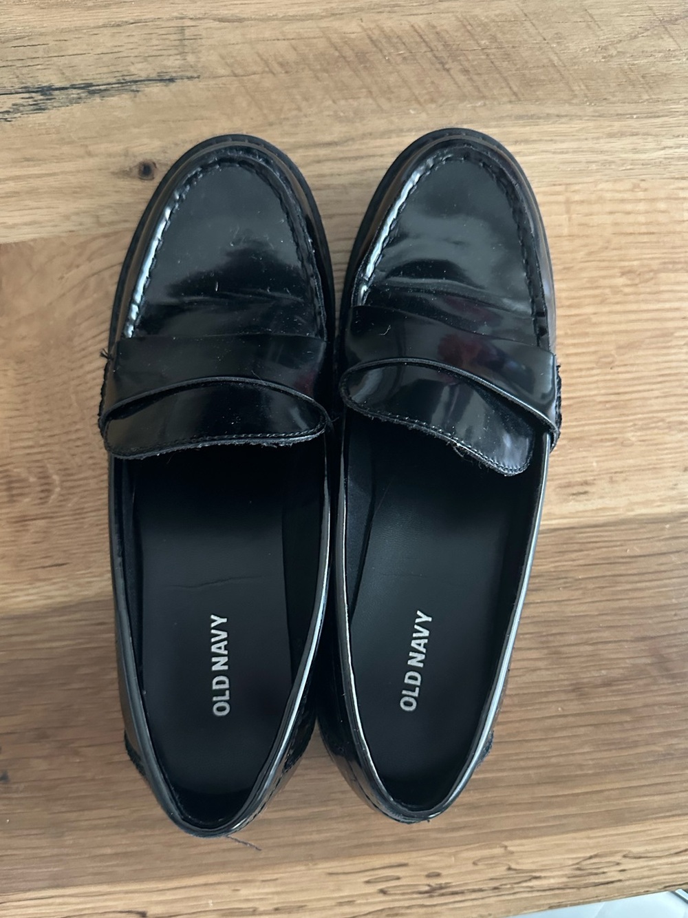 Old Navy Shiny Lug Sole Loafers
